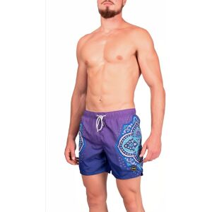 Effek Costume Boxer Fantasia Bandana Viola Uomo M