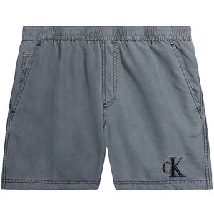 Calvin Costume Boxer Logo Grigio Uomo XL