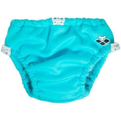 Arena Costume Slip Aqua Nappy Azzurro Bianco Neonato 18 Mesi Arena Costume Slip Aqua Nappy Azzurro Bianco Neonato 18 Mesi