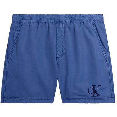 Calvin Costume Boxer Logo Navy Uomo L Calvin Costume Boxer Logo Navy Uomo L