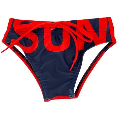 Sundek Costume Slip Printed Swim Navy Bambino 4 Anni Sundek Costume Slip Printed Swim Navy Bambino 4 Anni