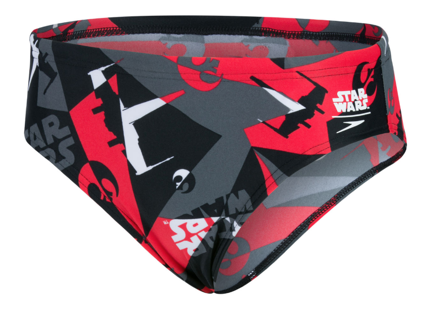 Speedo Slip Alliance Nero Rosso Bambino 8 Anni