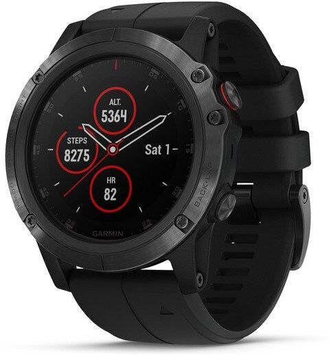Garmin Gps Trekking Fenix 5x Plus Sapphire Nero TU Garmin Gps Trekking Fenix 5x Plus Sapphire Nero TU