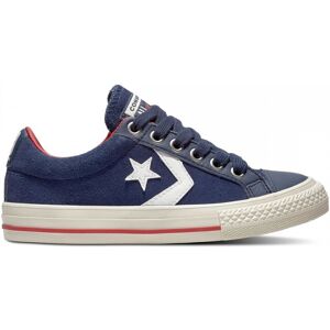 Converse Star Player Ox Suede Gs Blu/Bianco Bambino EUR 32