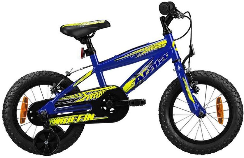 Atala Bici Bambino Muffin 14" Blu Giallo Fluo TU Atala Bici Bambino Muffin 14" Blu Giallo Fluo TU