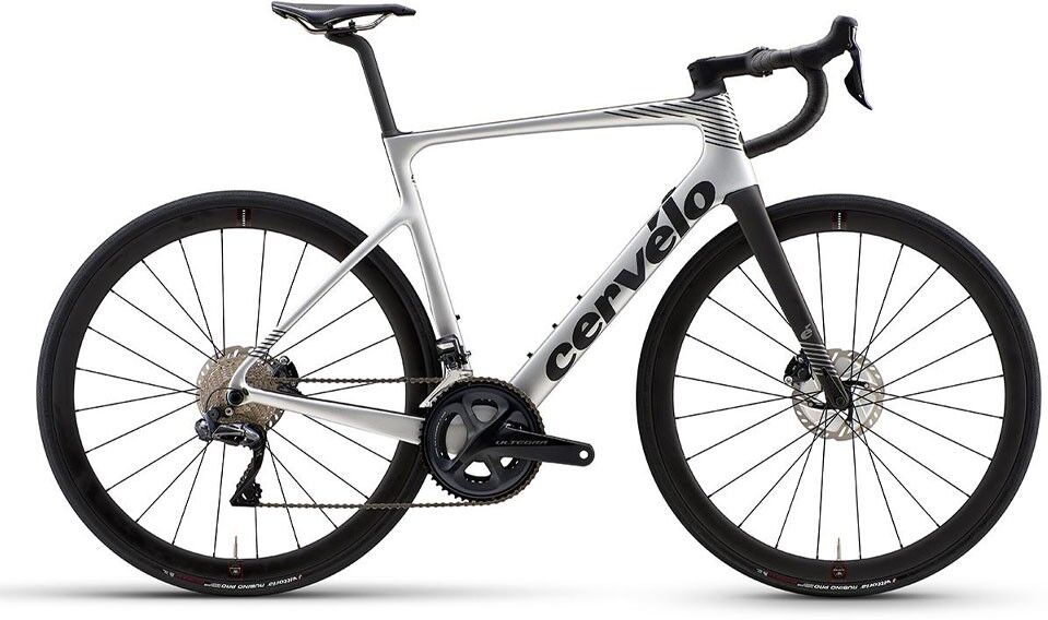 Cervélo Cervèlo Bici Da Corsa Caledonia 5 Ultegra Di2 54 Argento Nero Uomo M / 54 Cervélo Cervèlo Bici Da Corsa Caledonia 5 Ultegra Di2 54 Argento Nero Uomo M / 54