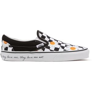 Vans Classic Slip On Love Me Nero Margherite Sneakers Donna EUR 40,5