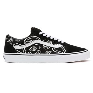 Vans Old Skool Paisley Nero Bianco Sneakers Uomo EUR 40 / US 7,5