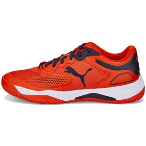 Puma Solar Court Rct Rosso Nero Scarpe Padel Uomo EUR 40 / UK 6.5