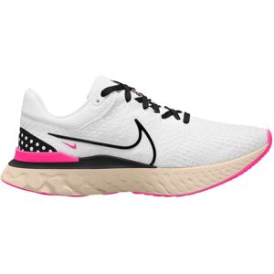 Nike React Infinity Run Flyknit 3 Bianco Rosa Scarpe Running Uomo EUR 46 / US 12