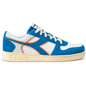 Diadora Magic Basket Low Bianco Blu Sneakers Uomo EUR 40 / UK 6.5