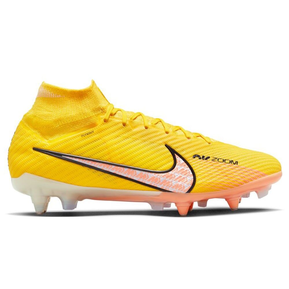 nike mercurial zoom superfly 9 elite sg pro ac giallo scarpe da calcio uomo eur 38,5 / us 6