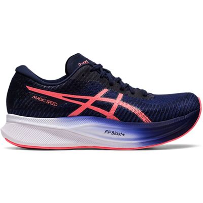 Asics Magic Speed 2 Indigo Blu Papaya Scarpe Running Donna EUR 38 / US 7 Asics Magic Speed 2 Indigo Blu Papaya Scarpe Running Donna EUR 38 / US 7