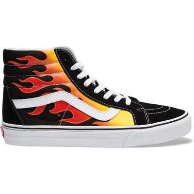 Vans Sneakers Ua Sk8 Hi Reissue Flame Nero Bianco Uomo EUR 44 / US 10,5 Vans Sneakers Ua Sk8 Hi Reissue Flame Nero Bianco Uomo EUR 44 / US 10,5