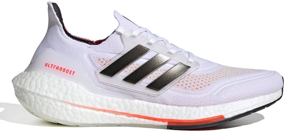 ADIDAS scarpe running ultraboost 21 ftwr bianco nero uomo EUR 42 2/3 / UK 8,5