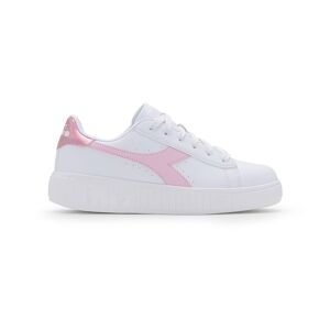 Diadora Game Step Gs Bianco Rosa Sneakers Bambina EUR 36 / UK 3,5