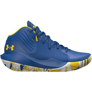 Under Armour Jet 21 Gs Blu Giallo Scarpe Basket Bambino EUR 38,5 / US 6