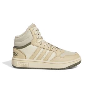 ADIDAS Hoops Mid 3.0 GS Beige Sabbia Sneakers Bambino EUR 36 / UK 3,5