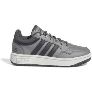 ADIDAS Hoops 3.0 GS Grigio Nero Sneakers Bambino EUR 36 / UK 3,5