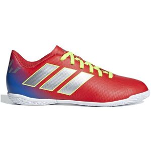 ADIDAS Nemeziz Messi 18.4 Rosso Argento Scarpe Da Calcio Bambino EUR 38 / UK 5