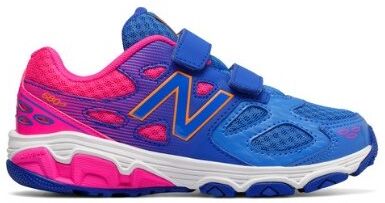 New Balance 680 Synthetic Velcro Ps/Gs Blu/rosa EUR 16 / US 1