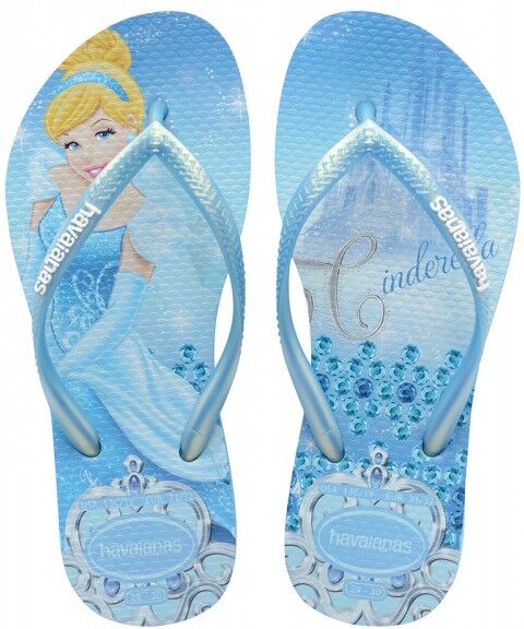 Havaianas Kid Slim Girl Blu BRASIL 31/32 EUR 33/34