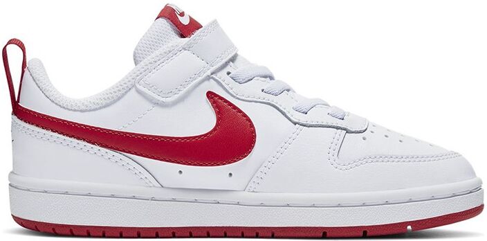 Nike Sneakers Court Borought Low Psv Bianco Rosso Bambino EUR 32 / US 1Y Nike Sneakers Court Borought Low Psv Bianco Rosso Bambino EUR 32 / US 1Y