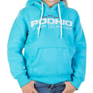 Podhio Felpa C/Capp Bambino Turchese 7/8A