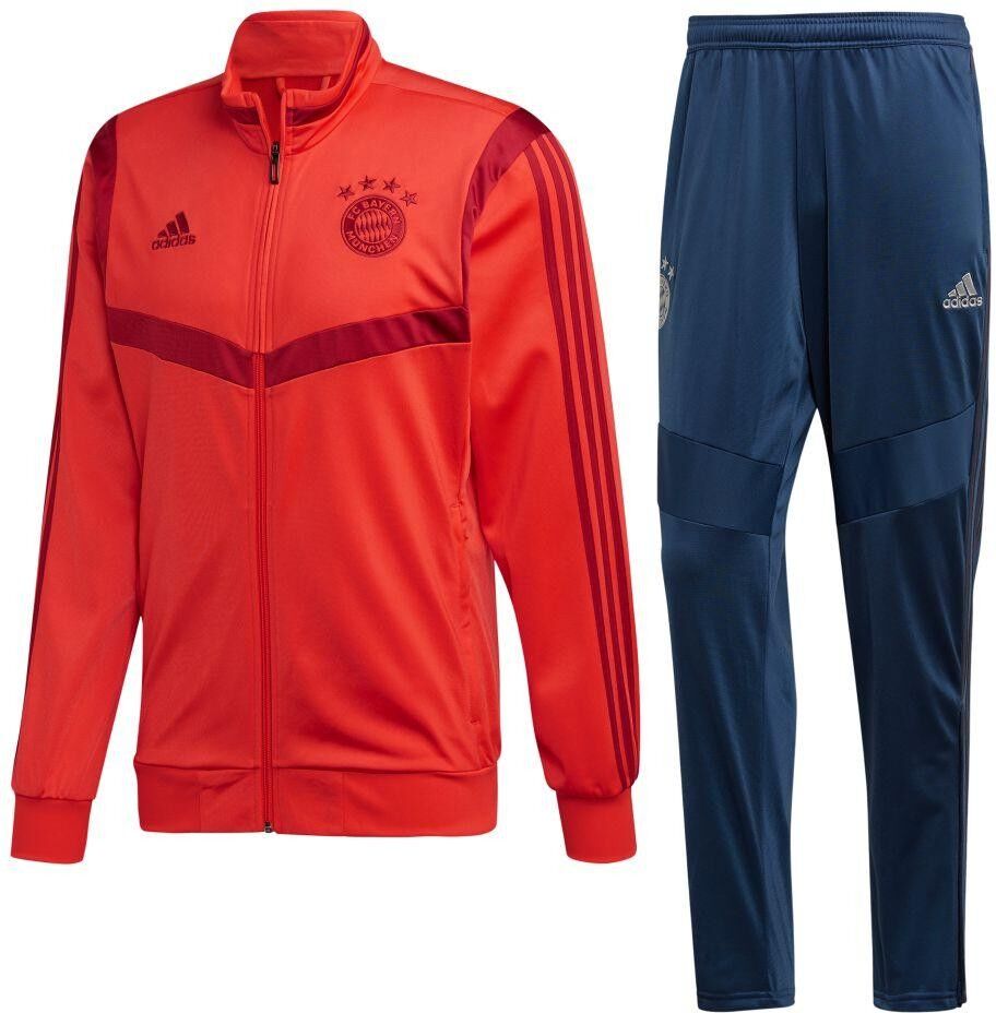 ADIDAS tuta calcio fcb pes rosso blu bambino 7-8 Anni