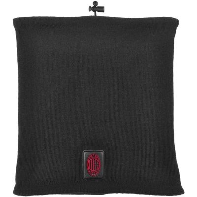 Imma Scaldacollo Milan Lisco Patch Pelle Nero Rosso Uomo TU Imma Scaldacollo Milan Lisco Patch Pelle Nero Rosso Uomo TU