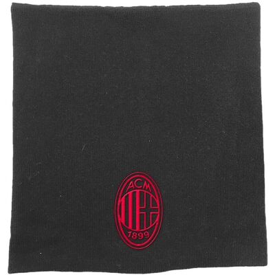 Imma Scaldacollo Milan Ricamo Nero Rosso TU Imma Scaldacollo Milan Ricamo Nero Rosso TU