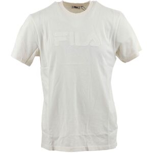 Fila T-Shirt Logo Tono Su Tono Bianco Uomo L