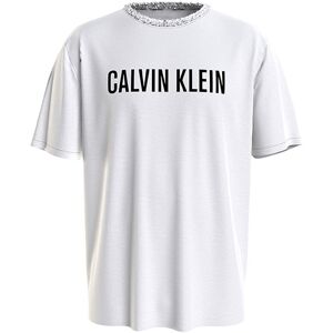 Calvin T-Shirt Mare Logo Mm Bianco Uomo S