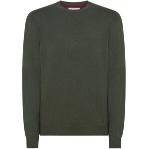 Sun68 Sun 68 Maglioncino Girocollo Round Solid Verde Uomo L