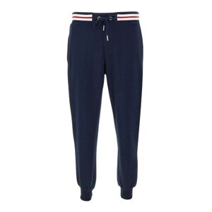 Sun68 Sun 68 Pantaloni Con Polsino Piquet Blu Bianco Uomo M