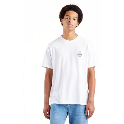 Levi's T-Shirt Con Stampa Bianco Uomo XS Levi's T-Shirt Con Stampa Bianco Uomo XS