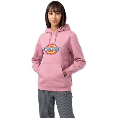 Dickies Felpa Con Cappuccio Rosa Donna XS Dickies Felpa Con Cappuccio Rosa Donna XS