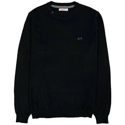 Sun68 Sun 68 Maglione Girocollo Logo Piccolo Nero Uomo M Sun68 Sun 68 Maglione Girocollo Logo Piccolo Nero Uomo M