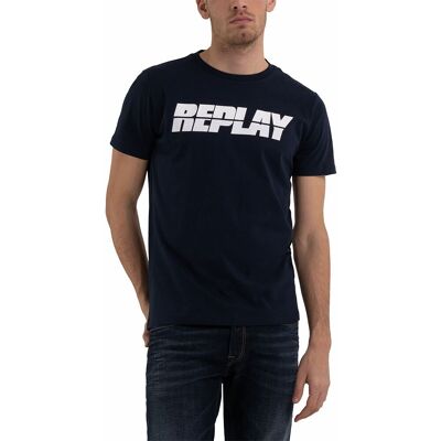 Replay T-Shirt Blu Uomo M Replay T-Shirt Blu Uomo M
