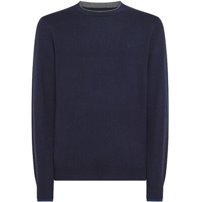 Sun68 Sun 68 Maglioncino Doppio Collo Blu Uomo M Sun68 Sun 68 Maglioncino Doppio Collo Blu Uomo M