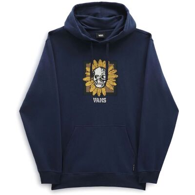 Vans Felpa Con Cappuccio Logo Centrale Blu Uomo M Vans Felpa Con Cappuccio Logo Centrale Blu Uomo M
