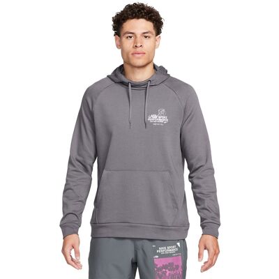 Nike Felpa Palestra Train Logo Back Bianco Uomo XL Nike Felpa Palestra Train Logo Back Bianco Uomo XL