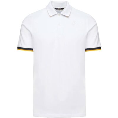 K-Way Polo Vincent Bianco Uomo S K-Way Polo Vincent Bianco Uomo S