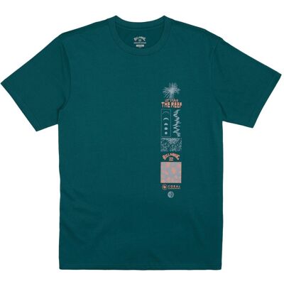 Billabong T-Shirt Logo Back Bianco Uomo XL Billabong T-Shirt Logo Back Bianco Uomo XL