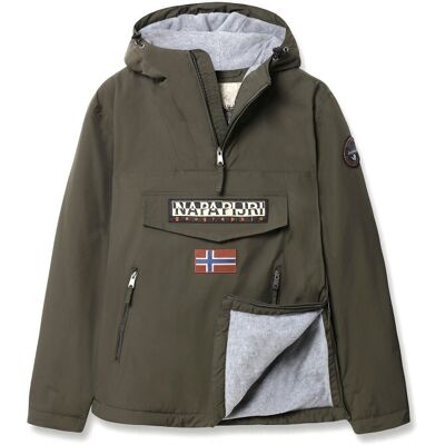 Napapijri Giacca Con Tasche Rainforest Verde Uomo XS Napapijri Giacca Con Tasche Rainforest Verde Uomo XS