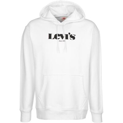 Levi's Felpa Logo Bianco Uomo L Levi's Felpa Logo Bianco Uomo L