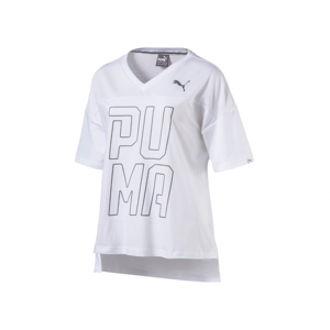 Puma T-Shirt Donna Mm Scollo V Bianco M