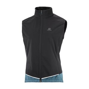 Salomon Gilet Trail Running Light Nero Blu Donna XS