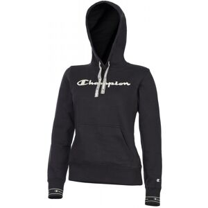 Champion Felpa Palestra Con Cappuccio Nero Donna XS Champion Felpa Palestra Con Cappuccio Nero Donna XS