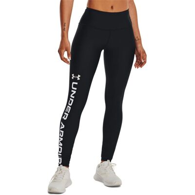 Under Armour Leggings Sportivi Big Logo Nero Donna XS Under Armour Leggings Sportivi Big Logo Nero Donna XS